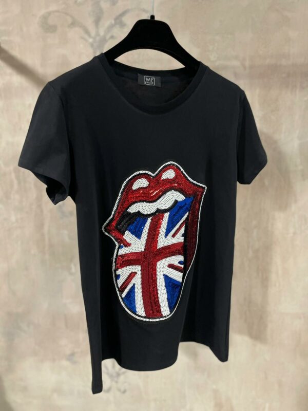 T-shirt Rolling UK Nero